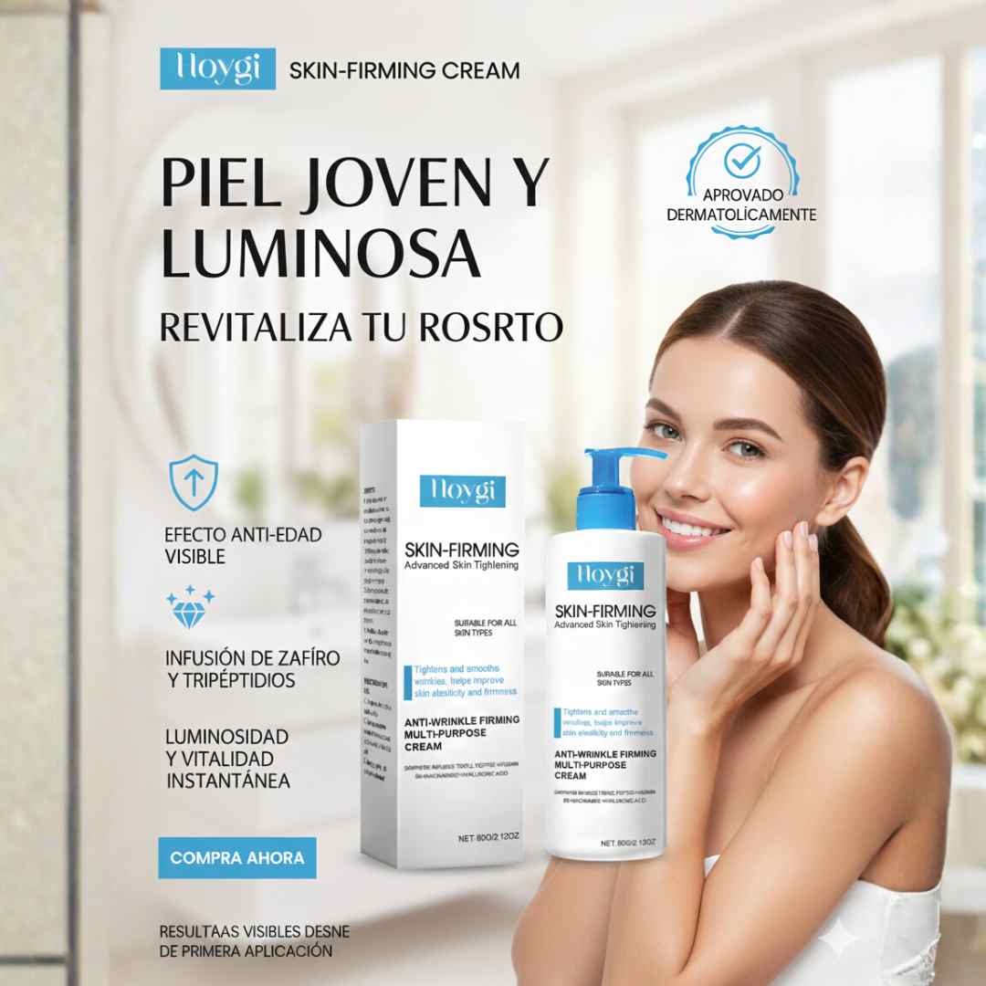 Crema Reafirmante HOYGI 240ml – Efecto Lifting Sin Cirugía Ni Inyecciones 💉