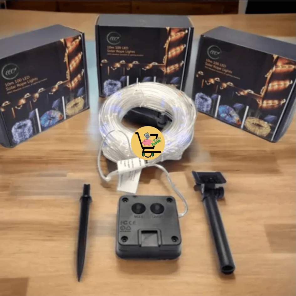 Manguera LED Solar Premium x 10m – ¡Decora Sin Pagar Energía! 💡