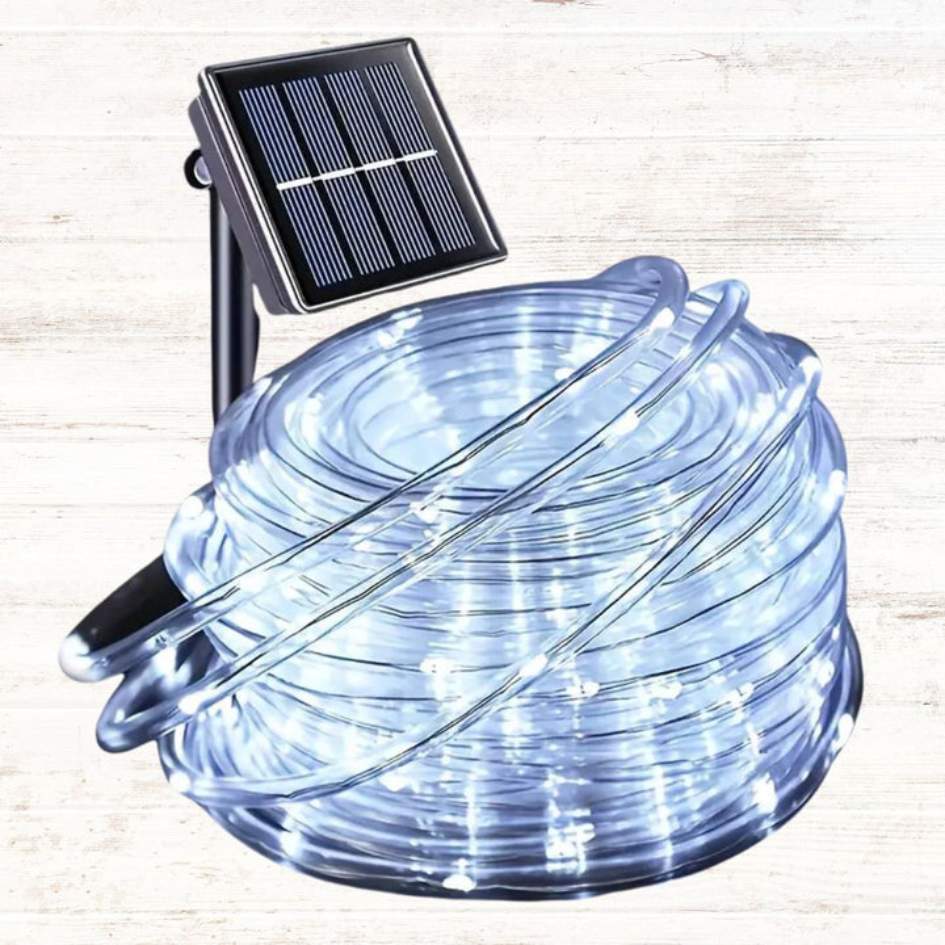 Manguera LED Solar Pro™ 20m – 400 LEDs  Iluminación Automática Exteriores 🌟