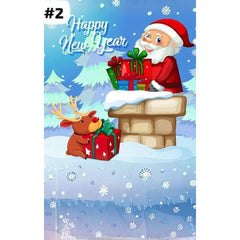 Funda Navideña Premium 80x200cm – Transforma Tu Puerta en Minutos 🎄 - ESTILO 02