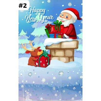 Funda Navideña Premium 80x200cm – Transforma Tu Puerta en Minutos 🎄