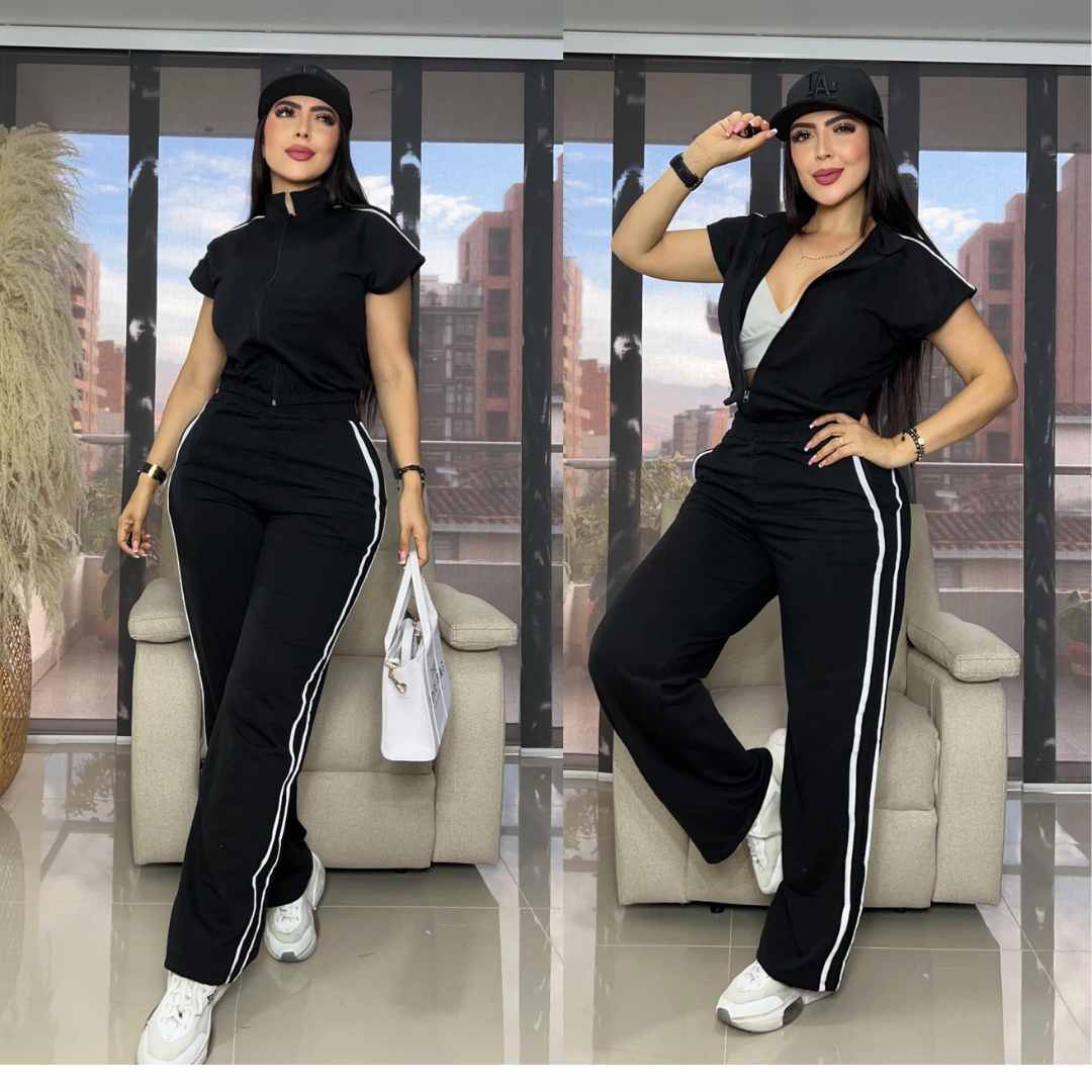 Conjunto Pantalón + Chaleco Burda Licrada – Comodidad y estilo en un solo conjunto 👗