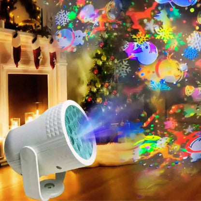 🎄 Proyector Navideño Multi Figuras LED – Magia en tu hogar
