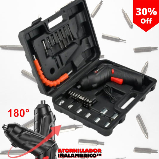 Kit Destornillador Eléctrico con 47 Piezas 🛠️🔋
