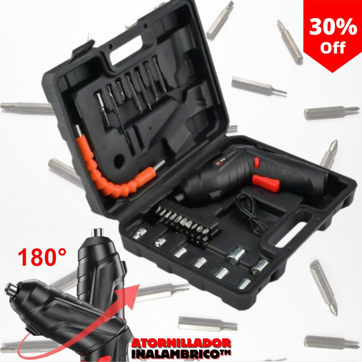 Kit Destornillador Eléctrico con 47 Piezas 🛠️🔋