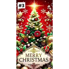 Funda Navideña Premium 80x200cm – Transforma Tu Puerta en Minutos 🎄 - ESTILO 03