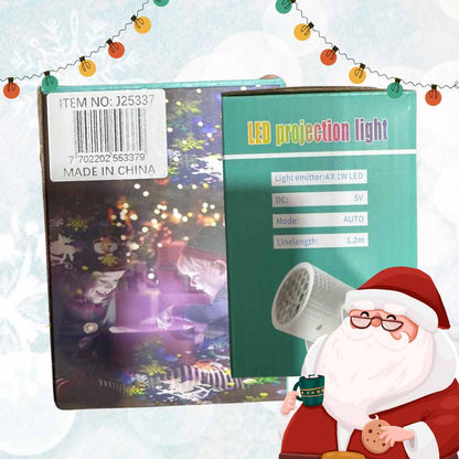 🎄 Proyector Navideño Multi Figuras LED – Magia en tu hogar