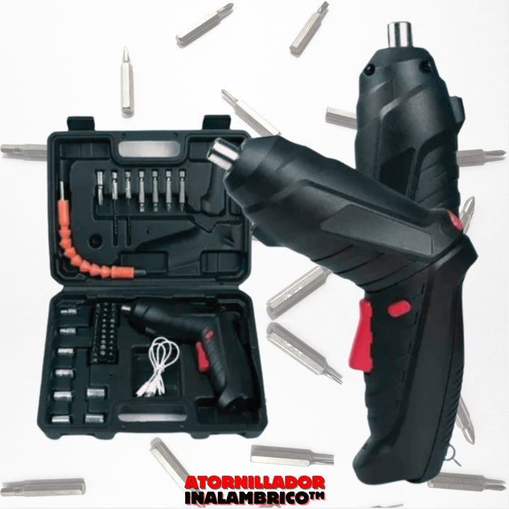 Kit Destornillador Eléctrico con 47 Piezas 🛠️🔋