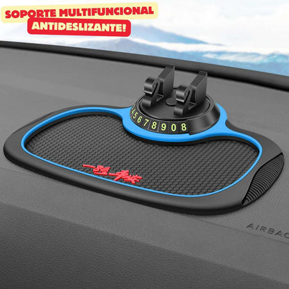 Soporte Multifuncional Antideslizante – Almohadilla + Soporte giratorio 360° 📱🚗
