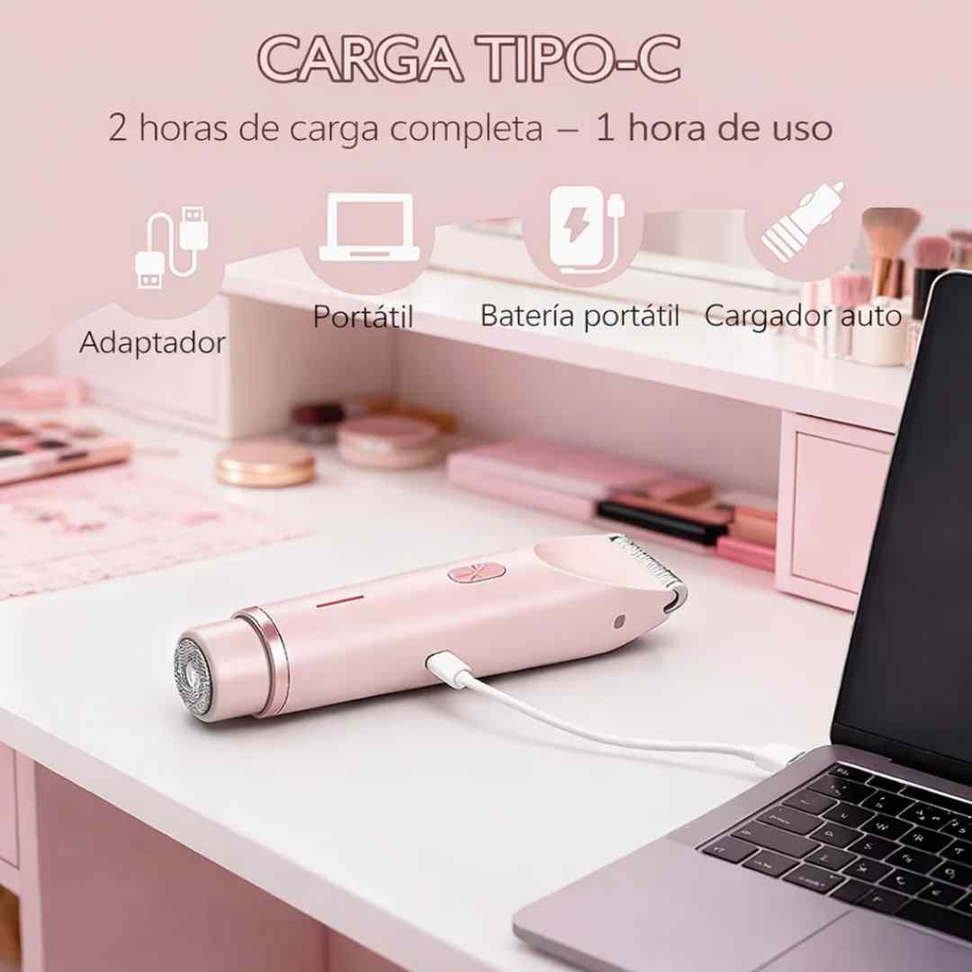 ✨ Rasuradora Dual Pro 2 en 1 – Suavidad sin límites 🌸