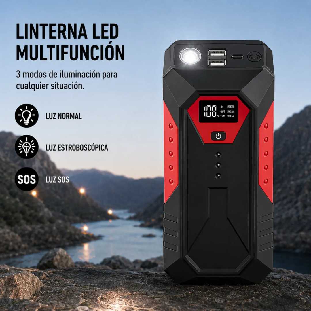 Kit Arrancador Portátil 4 en 1 ⚡