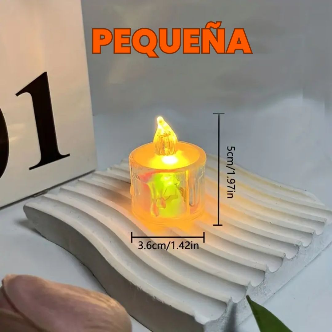 Velas LED Navideñas™ – Brillo cálido, cero riesgos ✨