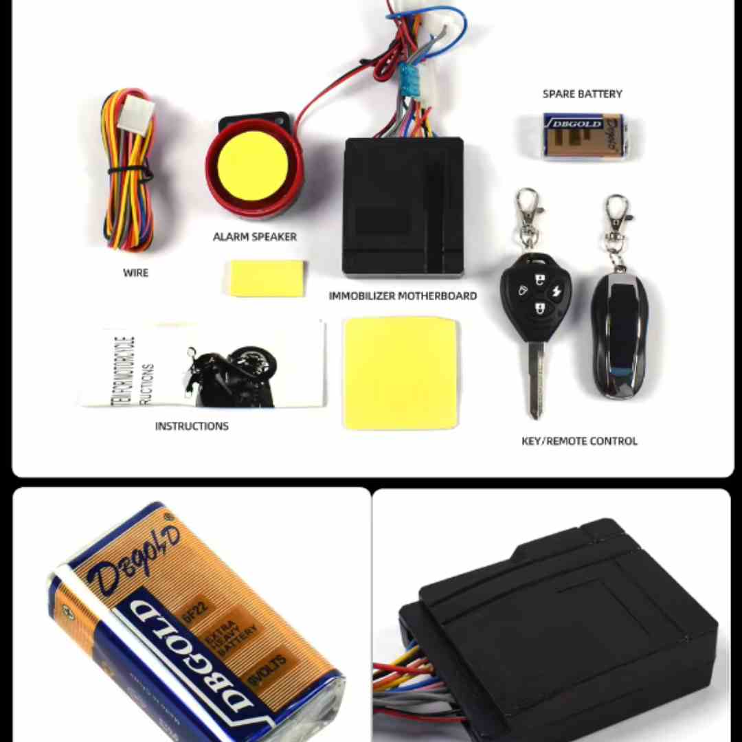 Alarma Moto Anti-Robo CK™ 2 Controles 🚨🔒
