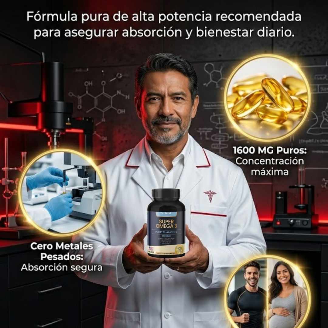 Super Omega 3 Total Health — Salud completa desde adentro 🐟