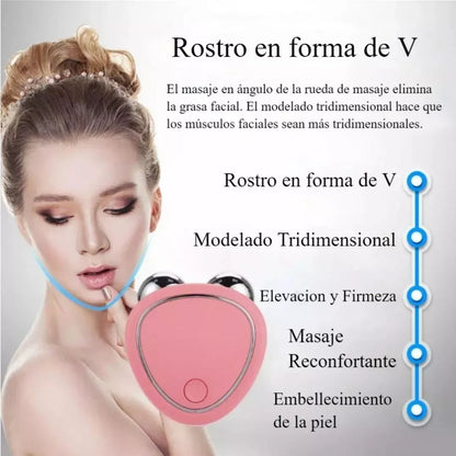 Masajeador Facial Hv Microcorriente 🌸✨