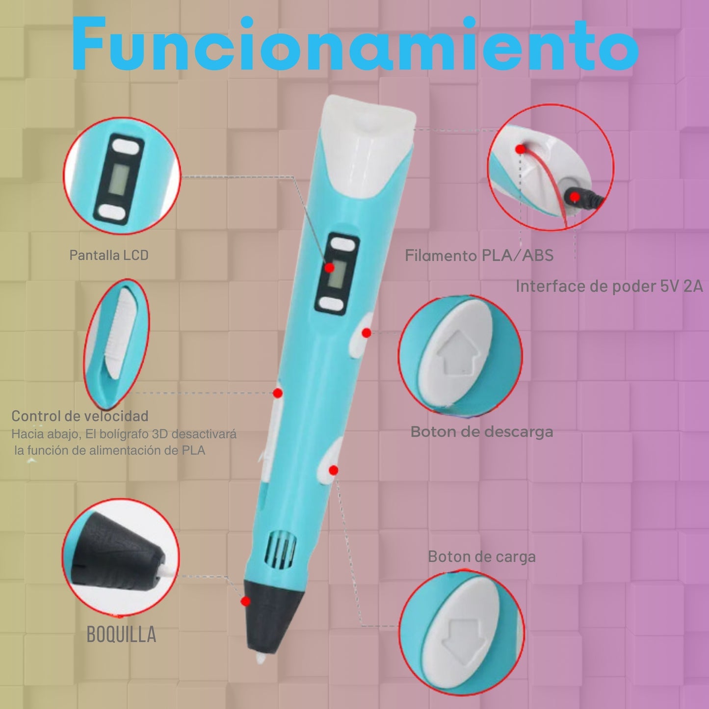 BOLÍGRAFO DE IMPRESIÓN 3D🎨✨