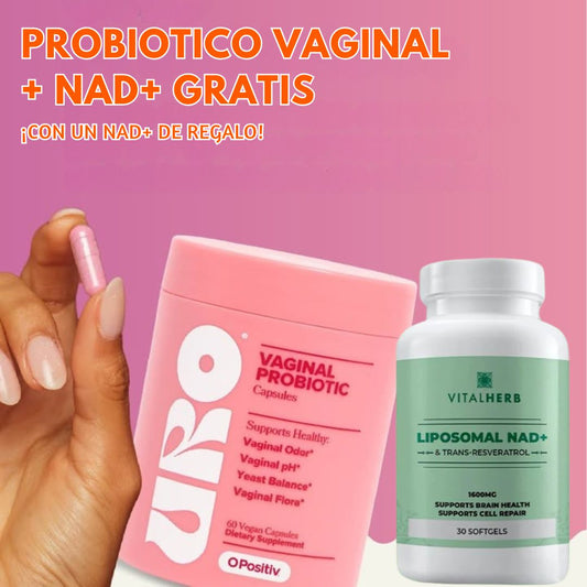 Uro Probiotico Vaginal + Nad+ Gratis 🌸✨