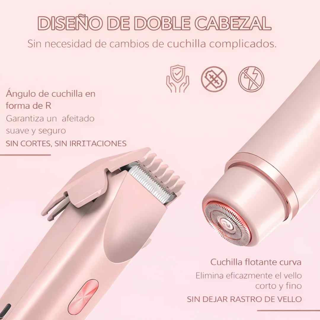 ✨ Rasuradora Dual Pro 2 en 1 – Suavidad sin límites 🌸