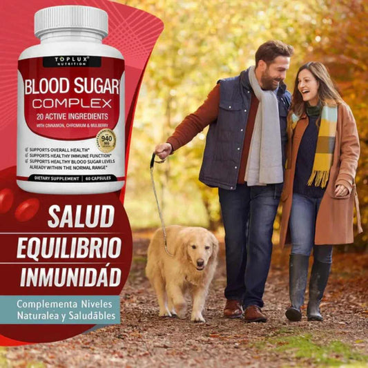 🧬Blood Sugar Complex: Ayuda a regular tu glucosa 🩸y ayuda a eliminar las bacterias del higado