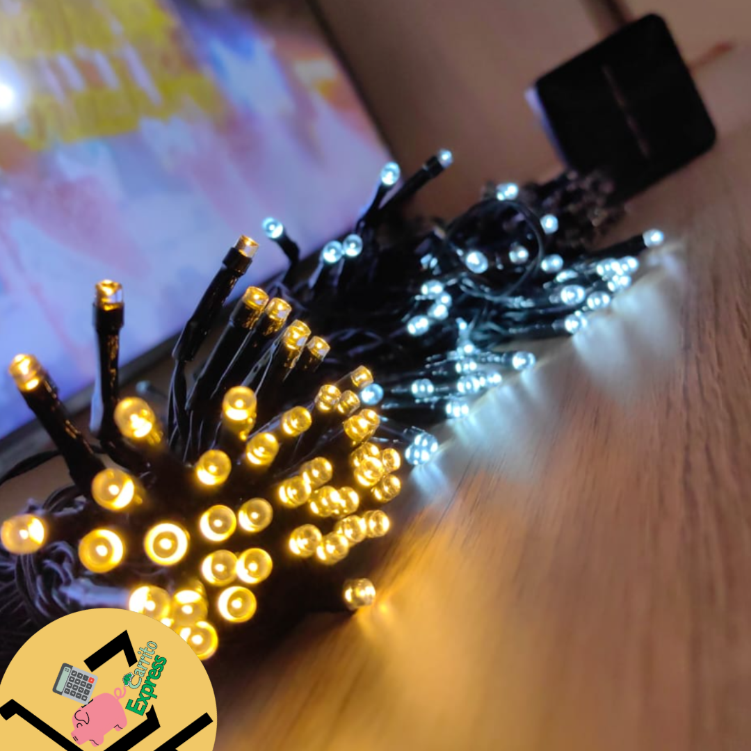 INSTALACIÓN LINEAL LED SOLAR x 20 METROS🎄🎅🏼