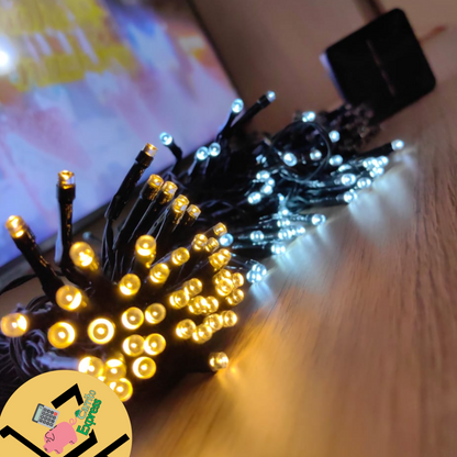 INSTALACIÓN LINEAL LED SOLAR x 20 METROS🎄🎅🏼