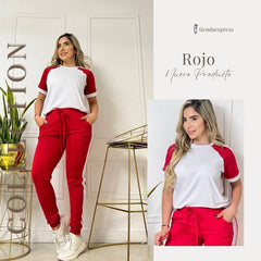 Set URBAN FIT – Estilo y Comodidad en Cada Paso 👟 - ROJO