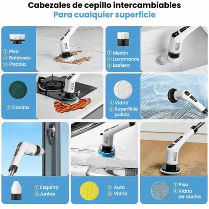 Cepillo Electrico De Limpieza 9 en 1 - Limpieza sin límites 🧹