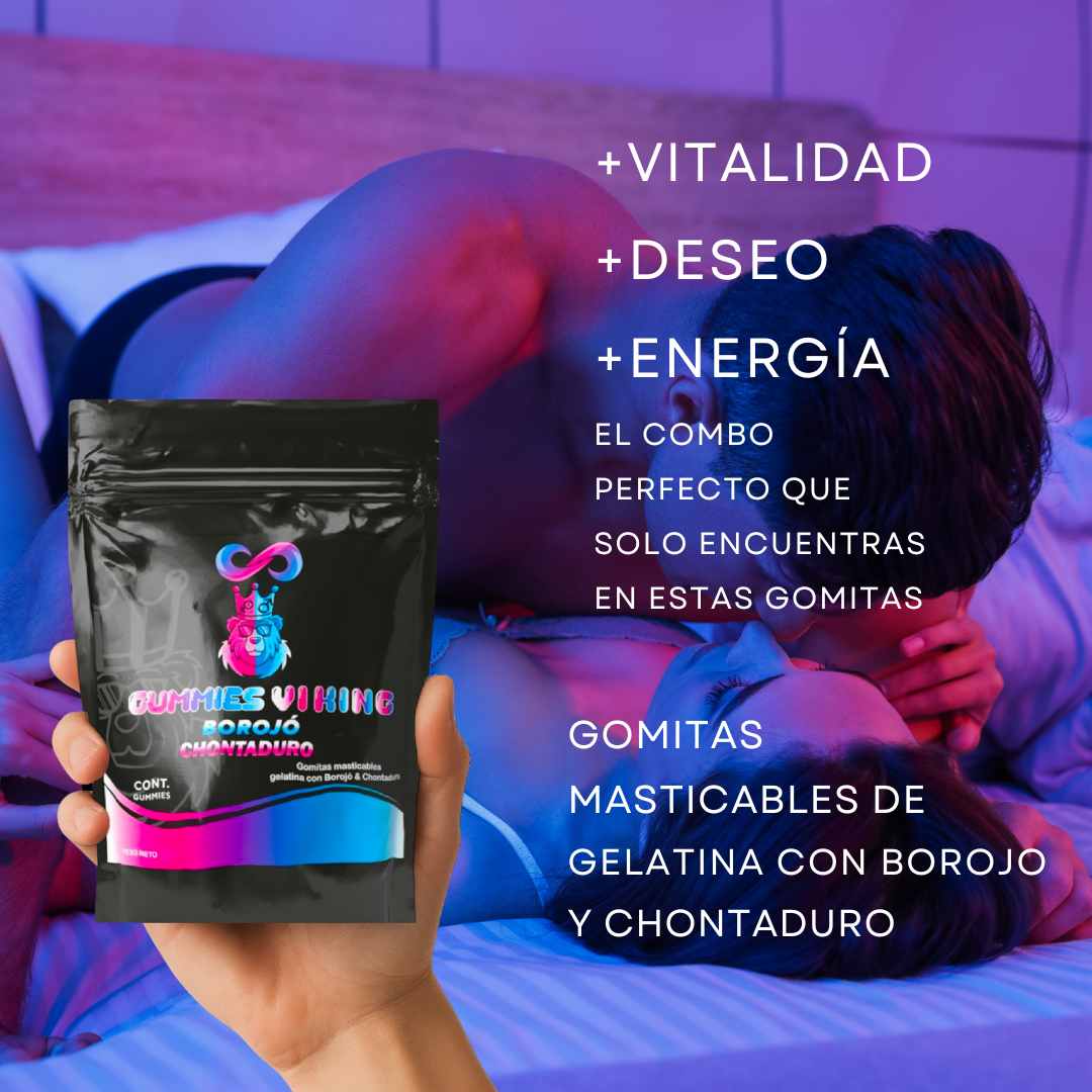 Shilajit + Rhino + Choco + Vi King – Energía, Potencia y Sabor en Cada Goma 💪🔥💪