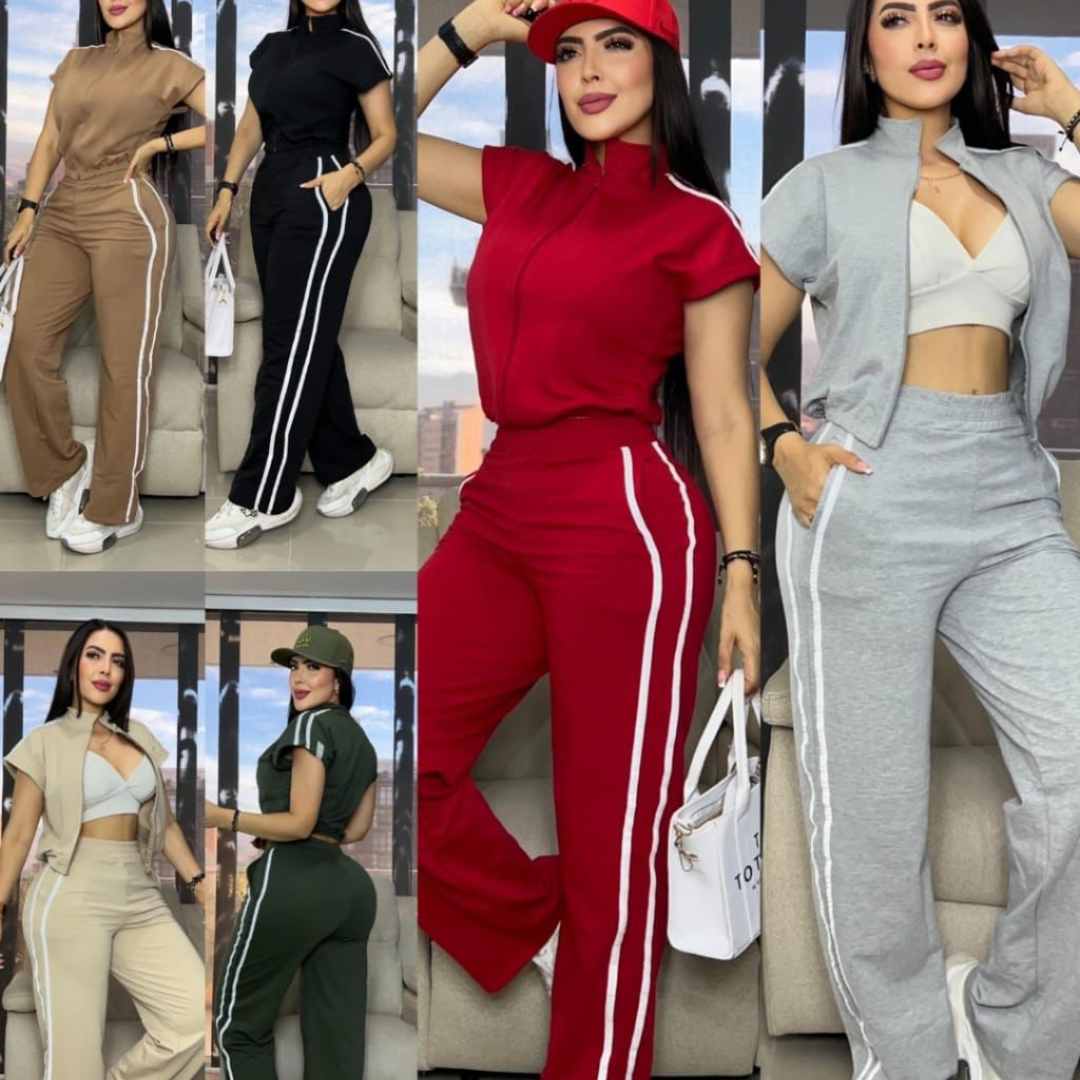 Conjunto Pantalón + Chaleco Burda Licrada – Comodidad y estilo en un solo conjunto 👗