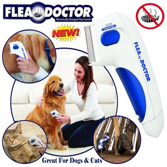 Cepillo Electrico Antipulgas y Garrapatas Flea Doctor 🐶😺