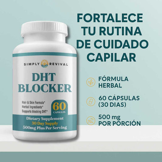 DHT Blocker Anticaída Premium – Cabello Fuerte y Abundante 🧔🏻‍♂️