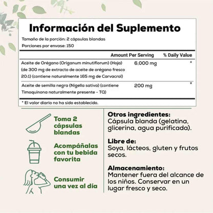 Aceite de Orégano – Tu Antibiótico Natural Poderoso 🌿