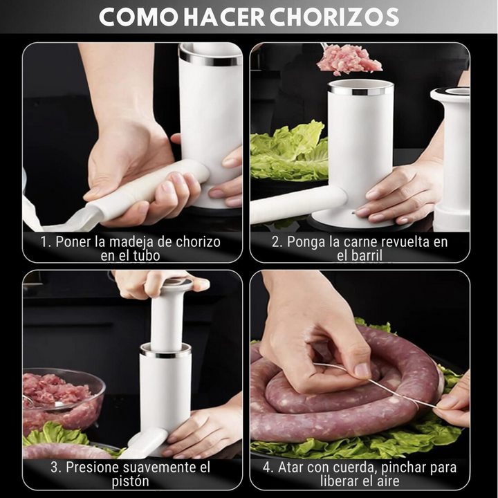 Embutidora 2 en 1, Chorizos y albondiguera 🌭🍲