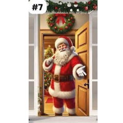 Funda Navideña Premium 80x200cm – Transforma Tu Puerta en Minutos 🎄 - ESTILO 07