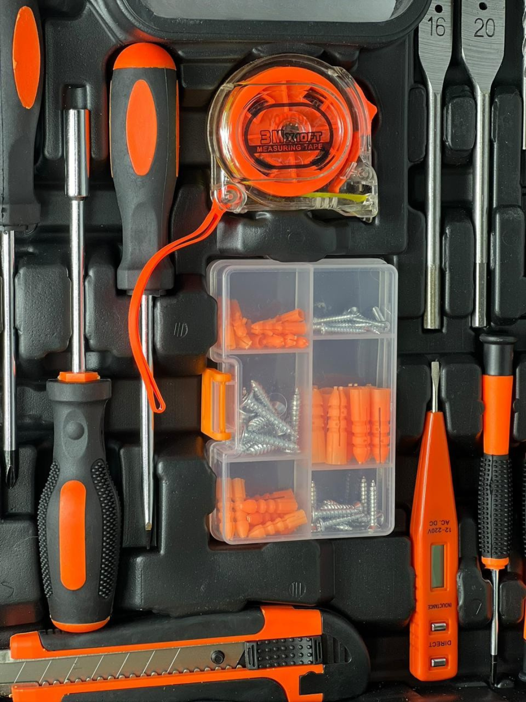 TALADRO DEWALT INALAMBRICO + KIT DE 49 HERRAMIENTAS 🧰🛠️