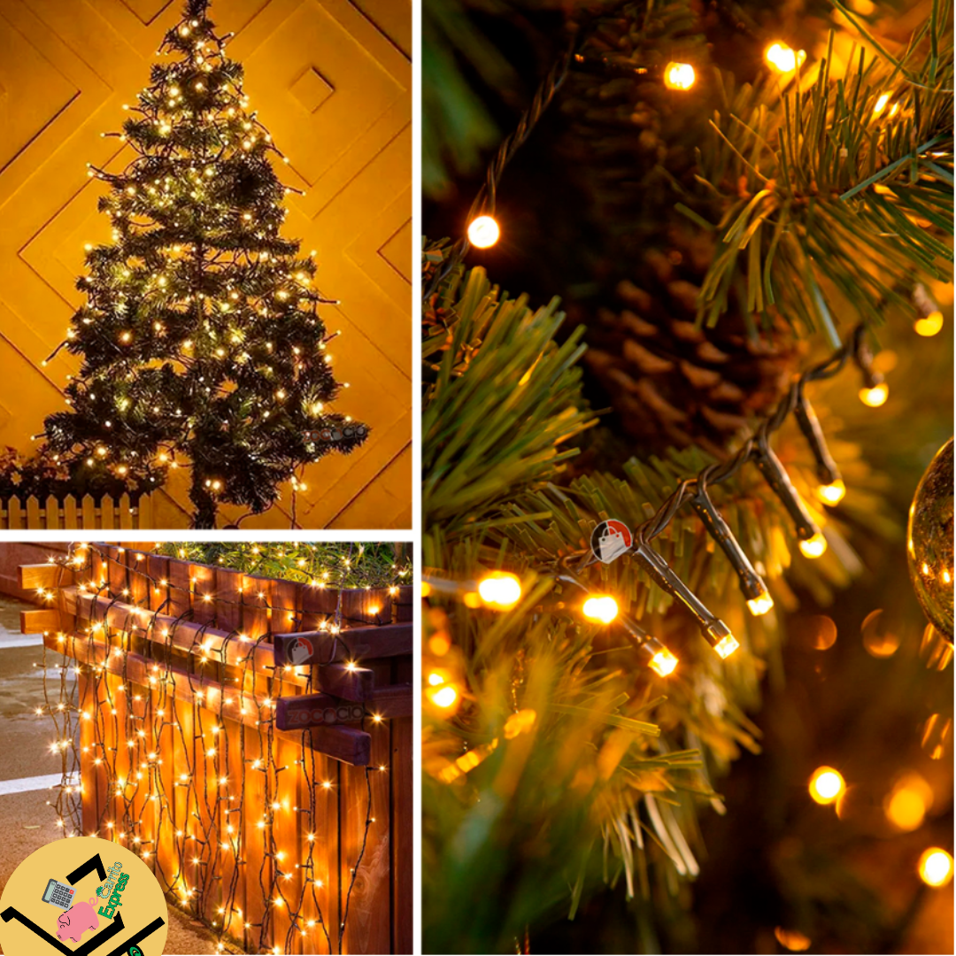 INSTALACIÓN LINEAL LED SOLAR x 20 METROS🎄🎅🏼