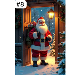Funda Navideña Premium 80x200cm – Transforma Tu Puerta en Minutos 🎄 - ESTILO 08