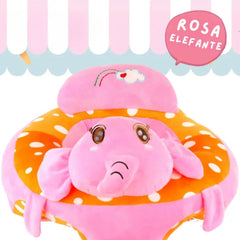 Silla Bebé de Felpa – El trono perfecto para tu príncipe 🐘 - ROSA ELEFANTE