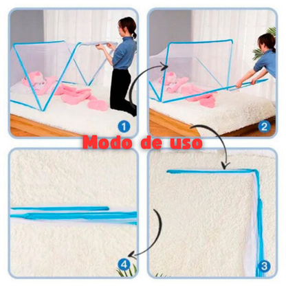 Toldillo Plegable Anti Mosquitos - MosquiProtec Pro™ 🦟🛏️