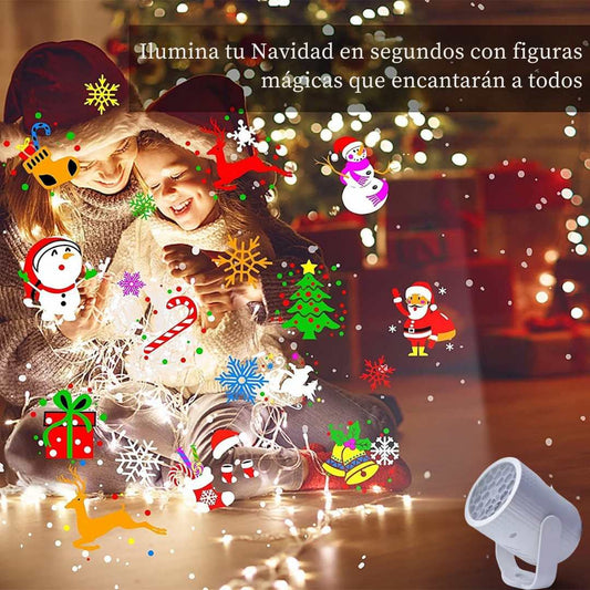 🎄 Proyector Navideño Multi Figuras LED – Magia en tu hogar