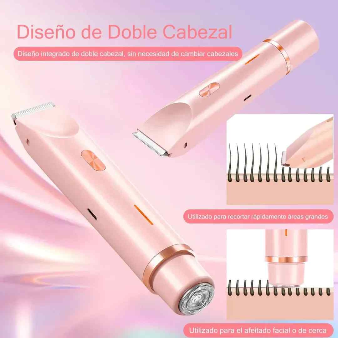 ✨ Rasuradora Dual Pro 2 en 1 – Suavidad sin límites 🌸