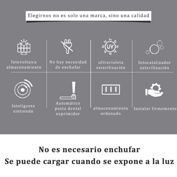 ESTERILIZADOR DE CEPILLOS UV SOLAR 🪥🫧