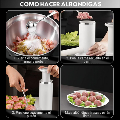 Embutidora 2 en 1, Chorizos y albondiguera 🌭🍲