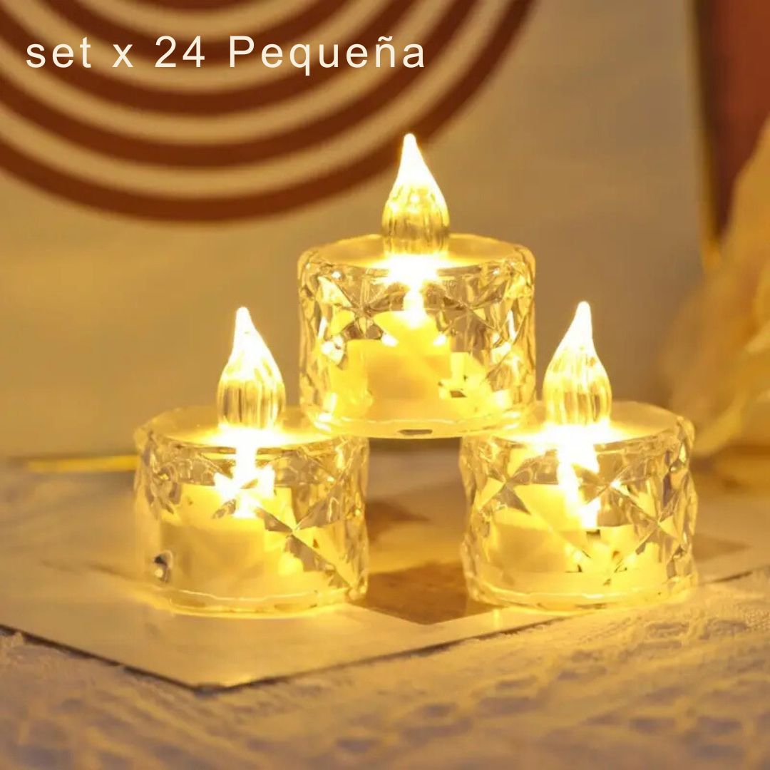 Velas LED Navideñas™ – Brillo cálido, cero riesgos ✨