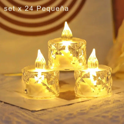 Velas LED Navideñas™ – Brillo cálido, cero riesgos ✨