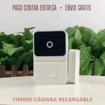 TIMBRE CON CAMARA DE VIDEO RECARGABLE 📸🔈