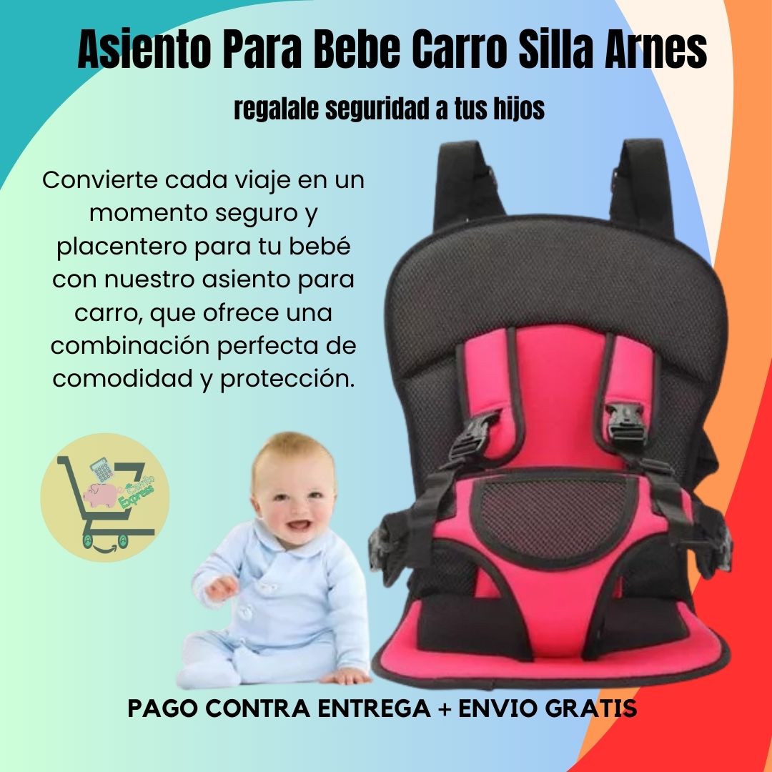 Asiento Para Bebe Carro Silla Arnes 💺👶🏻🍼