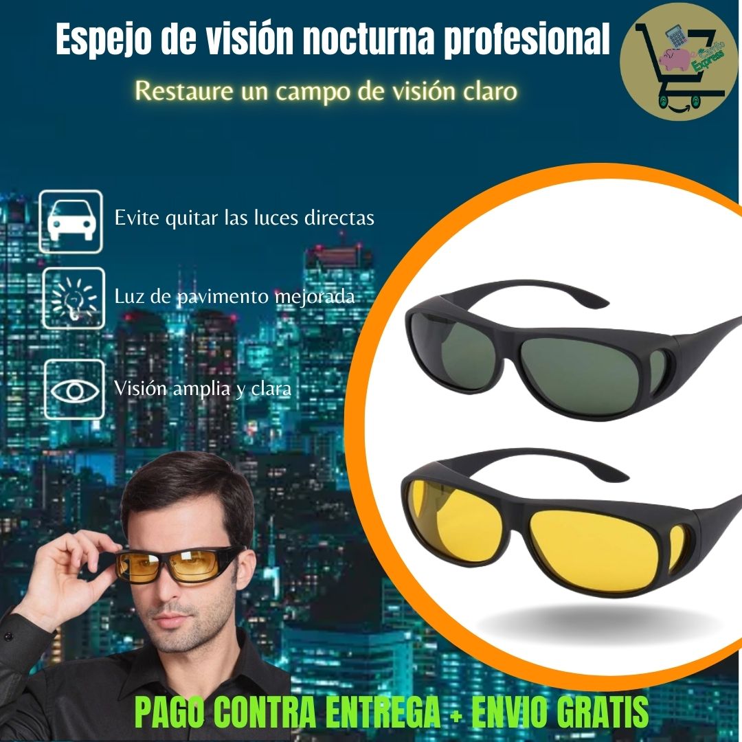 GAFAS X 2 LENTES DIA Y NOCHE 👓🕶😎🌞🌗