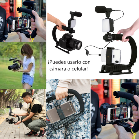 ESTABILIZADOR SOPORTE CELULAR Y CAMARA  📹🤳🏻
