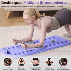 Tabla Pilates Pro™ con Bandas – Gym Completo en Casa 💜 - LILA